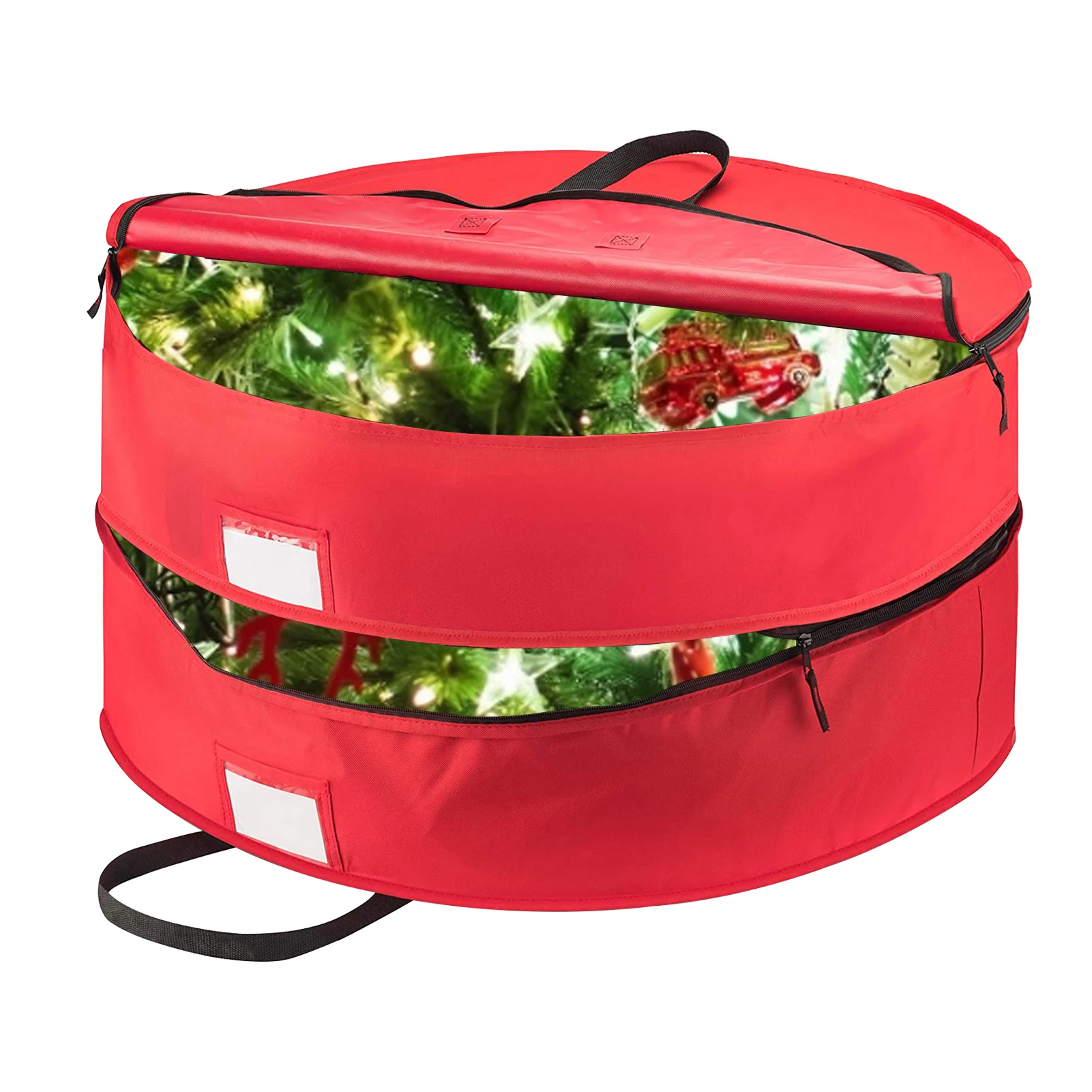 Christmas Wreath Storage Bag 24'Round Garland Storage Bag Durable Wreath Boxes With Compartment Organizers For Christmas Garland
Christmas Wreath Storage Bag 24'Round Garland Storage Bag Durable Wreath Boxes With Compartment Organizers For Christmas Garland