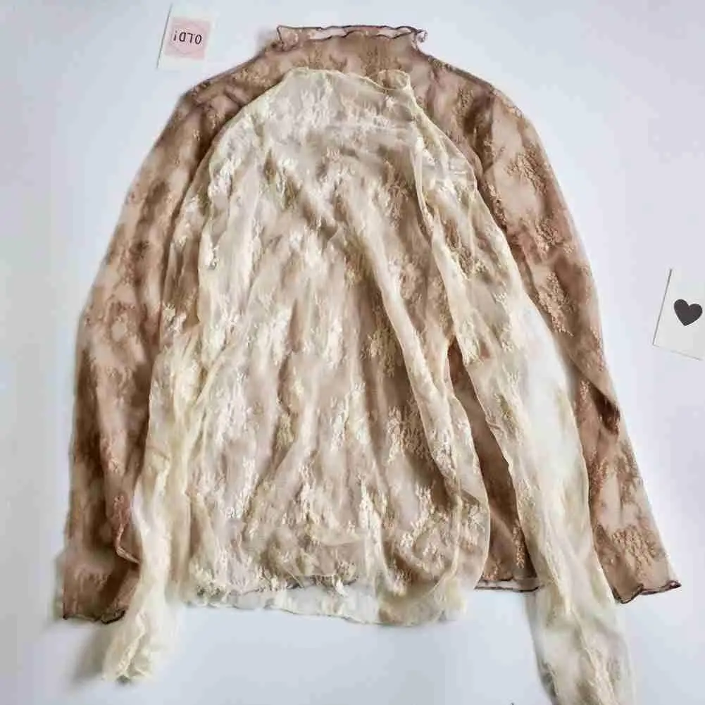 Summer Women Lace Floral Embroidery Blouses Shirt Ladies Transparent Sexy Shirt Mesh Blouses Elegant Tops See-through Black W8z9
Summer Women Lace Floral Embroidery Blouses Shirt Ladies Transparent Sexy Shirt Mesh Blouses Elegant Tops See-through Black W8z9