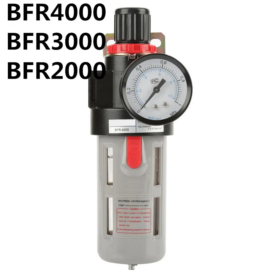 1 шт. BFR2000 1/4 BFR3000 3/8 BFR4000 1/2, воздушный насос, фильтр, редукционный клапан давления, масловодоотделитель, регулятор для компрессоров
1 шт. BFR2000 1/4 BFR3000 3/8 BFR4000 1/2, воздушный насос, фильтр, редукционный клапан давления, масловодоотделитель, регулятор для компрессоров
