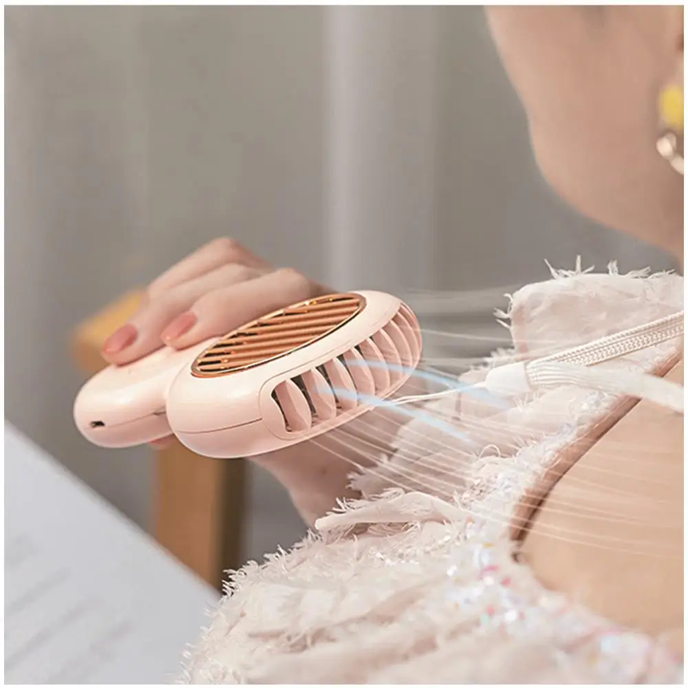 Mini Neck CoolFan USB Rechargeable Fan Summer Portable Fan Handheld Personal Pocket Fans for Travel Outdoor Ventilador Student
Mini Neck CoolFan USB Rechargeable Fan Summer Portable Fan Handheld Personal Pocket Fans for Travel Outdoor Ventilador Student