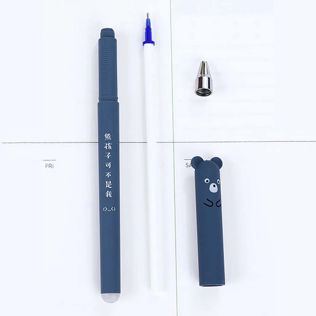 4 x cute cartoon cat gel pen ballpoint pen stationery school office sweet cute black cat 0.35mm blue student ink 2ML#50
4 x cute cartoon cat gel pen ballpoint pen stationery school office sweet cute black cat 0.35mm blue student ink 2ML#50