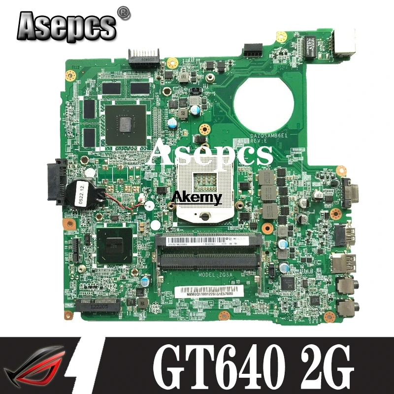Материнская плата для ноутбука For Acer E1 431 471 DAZQSAMB6F1 DAZQSAMB6E0 w/2 GB чип