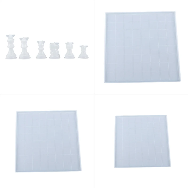 T84A DIY Crafts Making Tools Crystal Epoxy Resin Mold International Chess Checkerboard Casting Silicone Mould 
T84A DIY Crafts Making Tools Crystal Epoxy Resin Mold International Chess Checkerboard Casting Silicone Mould