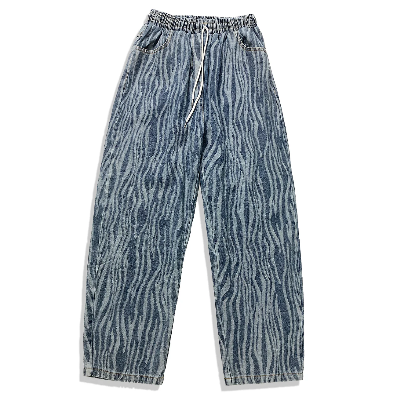 Retro Denim Distressed Zebra Print Streetwear Jeans Harajuku Hip Hop Jogger Pants
Retro Denim Distressed Zebra Print Streetwear Jeans Harajuku Hip Hop Jogger Pants