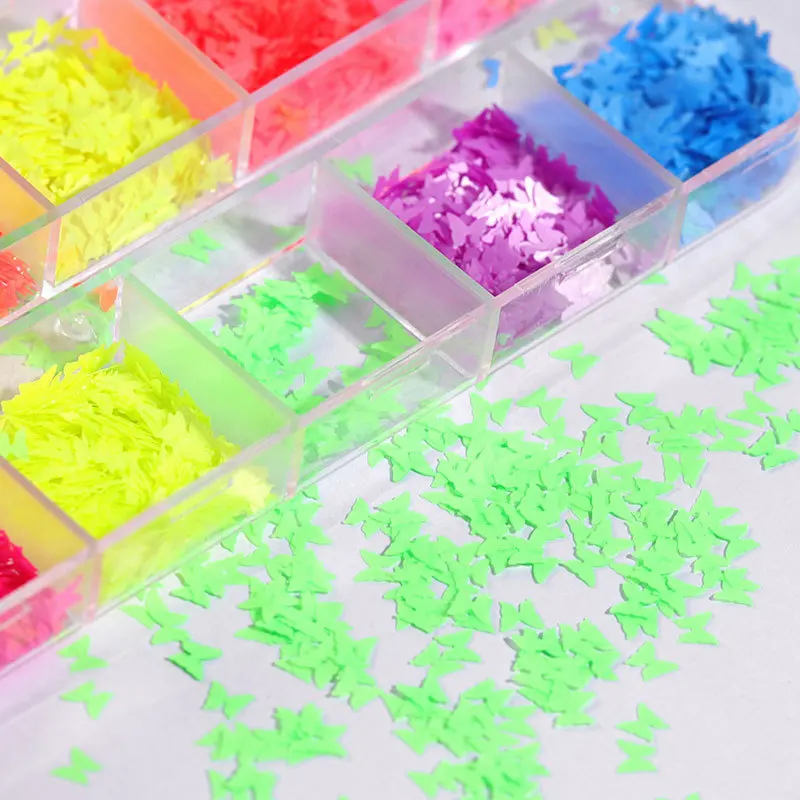 12 Grids Nail Art Decoration Nail Sequins Holographic Laser Magic 3d Butterfly Nail Decal Luminous Flakes Women'S Fashion
12 Grids Nail Art Decoration Nail Sequins Holographic Laser Magic 3d Butterfly Nail Decal Luminous Flakes Women'S Fashion