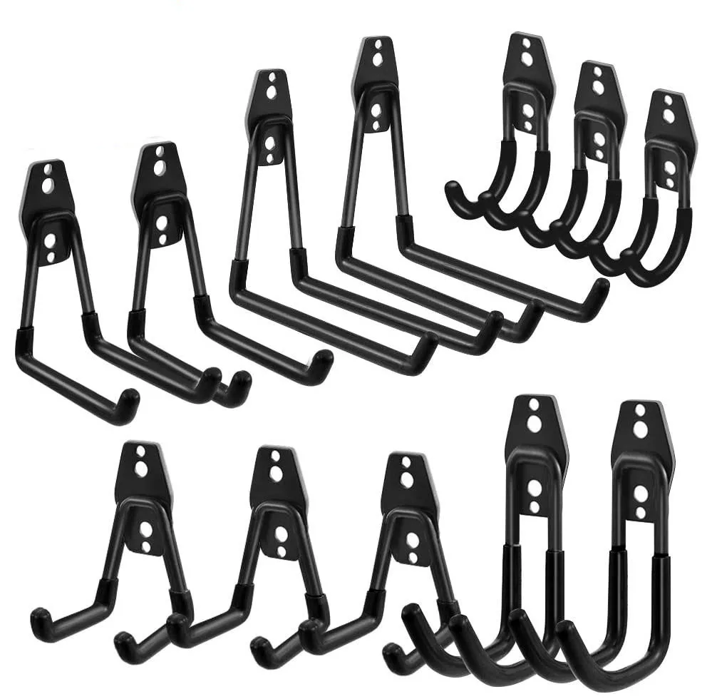 Garage Organizer Wall Mount Bicycle Hanger Hooks Wall Mount Anti-slip Storage Hook For Ladders GardenTool Heavy Duty Metal Hook
Garage Organizer Wall Mount Bicycle Hanger Hooks Wall Mount Anti-slip Storage Hook For Ladders GardenTool Heavy Duty Metal Hook