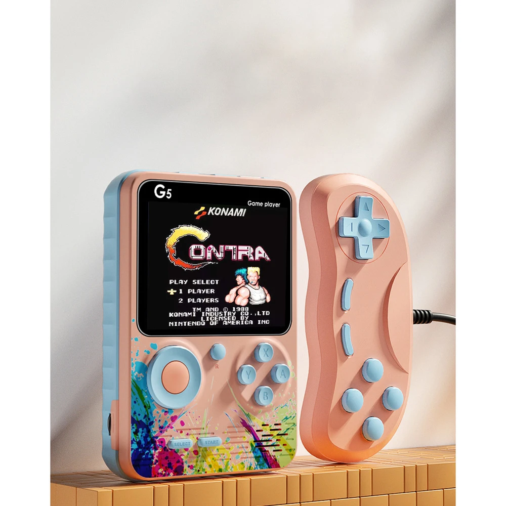 Handheld Retro Video Game Console Built-in 500 Classic Pocket Games 3.0 Inch Screen Mini Handheld Game Player For Children Gifts
Handheld Retro Video Game Console Built-in 500 Classic Pocket Games 3.0 Inch Screen Mini Handheld Game Player For Children Gifts