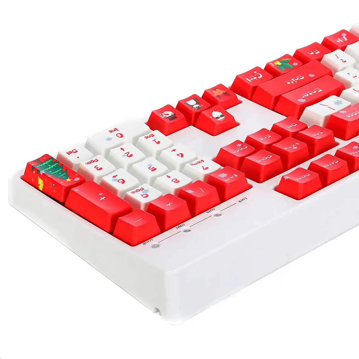 FEKER 108 Keys Christmas Themes PBT Sublimation Keycaps for Mechanical Keyboard OEM Profile Durable Matte Keyboard Keycap
FEKER 108 Keys Christmas Themes PBT Sublimation Keycaps for Mechanical Keyboard OEM Profile Durable Matte Keyboard Keycap