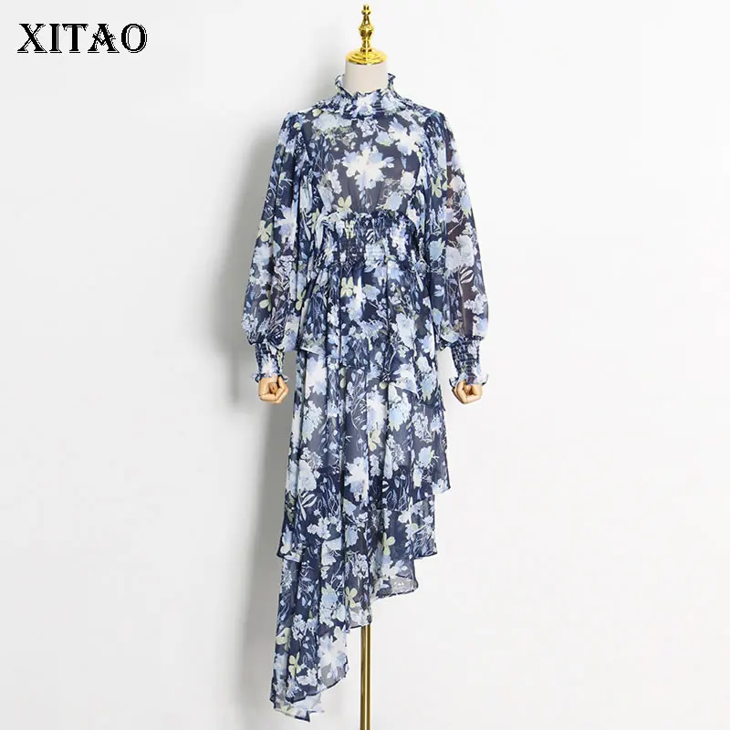 Женское шифоновое платье XITAO, лоскутное плиссированное платье средней длины с необычным принтом, рукавами-фонариками, WMD3874, осень 2021
Женское шифоновое платье XITAO, лоскутное плиссированное платье средней длины с необычным принтом, рукавами-фонариками, WMD3874, осень 2021