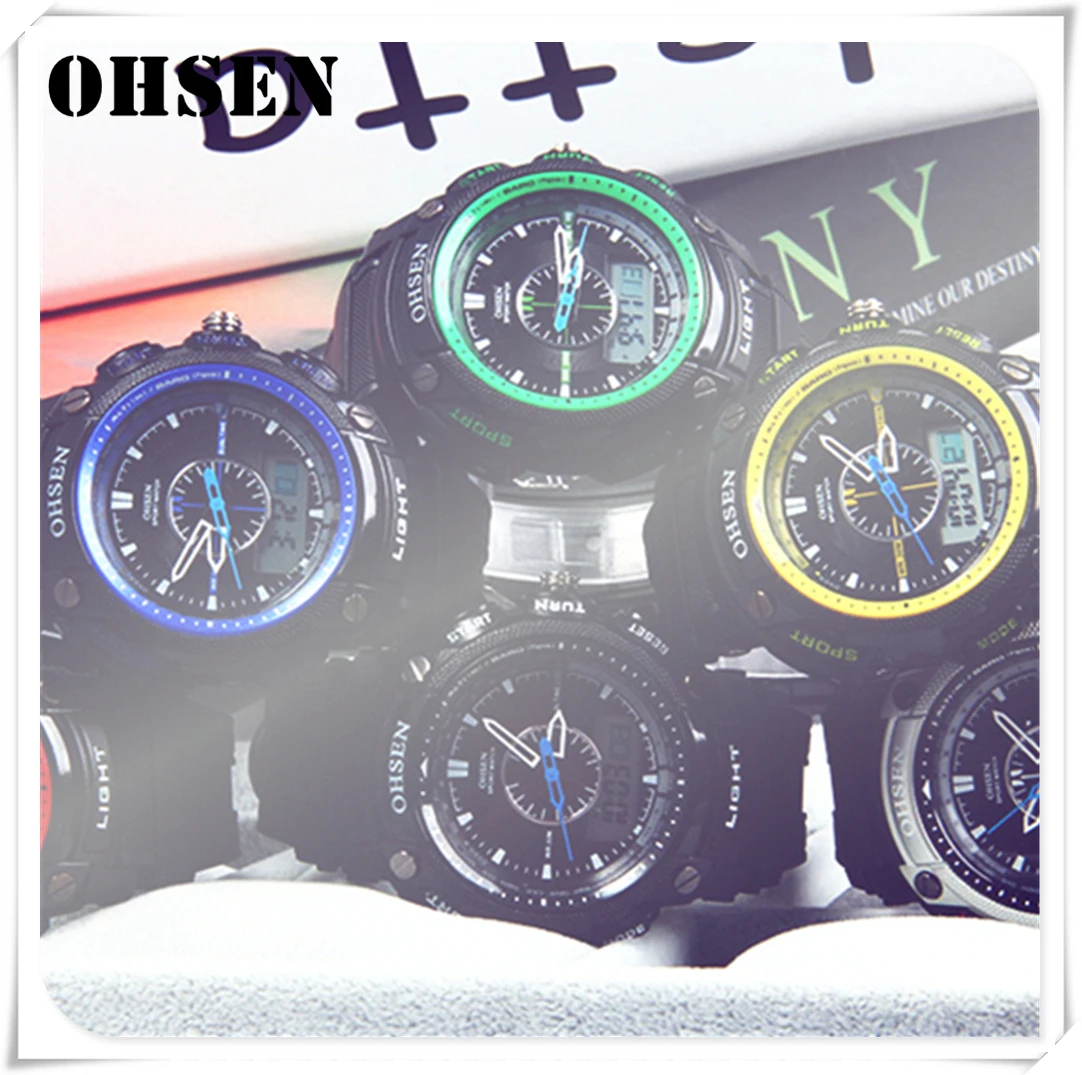 OHSEN New Men's Fashion Watches Digital Multifunction Clock Top Brand Luxury Sport Waterproof Quartz Watch Men Relogio Masculino
OHSEN New Men's Fashion Watches Digital Multifunction Clock Top Brand Luxury Sport Waterproof Quartz Watch Men Relogio Masculino
