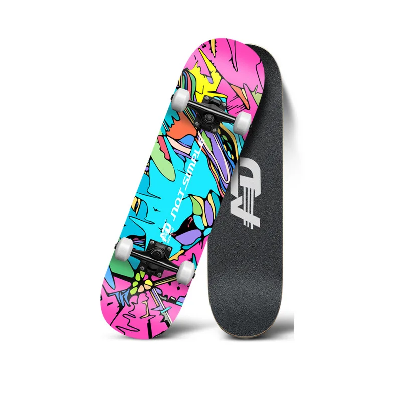 4 Wheel Maple Skateboard Fashion Professional Long Board Skateboard Wheels Scooter Children Deskorolka Entertainment BY50HB
4 Wheel Maple Skateboard Fashion Professional Long Board Skateboard Wheels Scooter Children Deskorolka Entertainment BY50HB