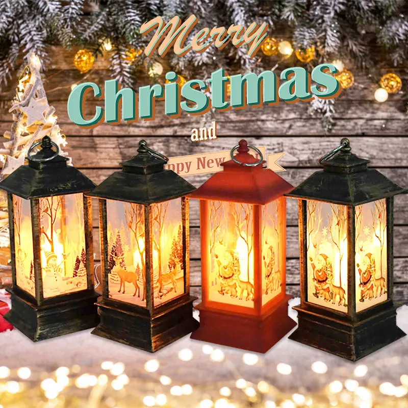 1pcs Christmas Decoration Craft LED Christmas Lantern For Home Decoration Led Candle Tea light Candles Xmas Tree Ornaments Lamp
1pcs Christmas Decoration Craft LED Christmas Lantern For Home Decoration Led Candle Tea light Candles Xmas Tree Ornaments Lamp