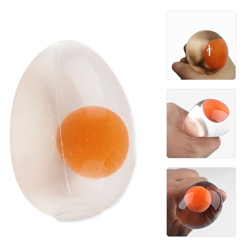 Fidget Toys Stress Relief Toys Novelty Stress Ball Vent Ball Fun Wrestling Egg Yolk Pop It Egg Water Polo Kid Adults Gifts 7x5cm 
Fidget Toys Stress Relief Toys Novelty Stress Ball Vent Ball Fun Wrestling Egg Yolk Pop It Egg Water Polo Kid Adults Gifts 7x5cm