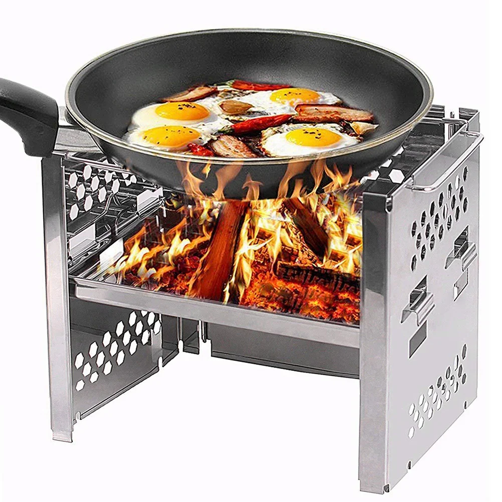 Outdoor Camp Hiking Portable Stainless Steel Folding Ultralight Camping Backpacking Stove Picnic BBQ Grill Heating Equipment
Outdoor Camp Hiking Portable Stainless Steel Folding Ultralight Camping Backpacking Stove Picnic BBQ Grill Heating Equipment