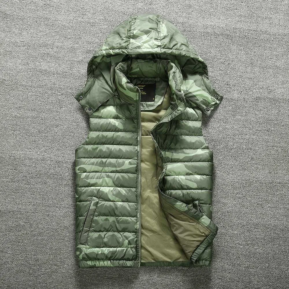 Autumn Winter Warm Hooded Camouflage Vest Men Casual Plus Size Waistcoat Military Army Style Sleeveless Jacket Clothing
Autumn Winter Warm Hooded Camouflage Vest Men Casual Plus Size Waistcoat Military Army Style Sleeveless Jacket Clothing