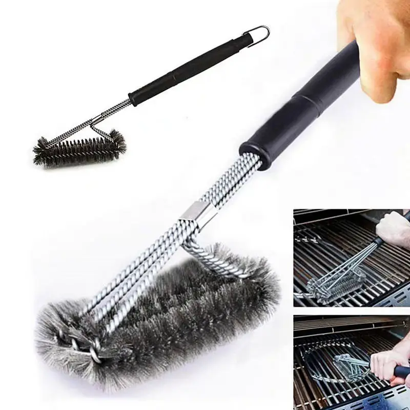 Stainless Steel Barbecue Cleaning Brush BBQ Barbecue Brush Wire Brush Barbecue Net Cleaning Brush Tool
Stainless Steel Barbecue Cleaning Brush BBQ Barbecue Brush Wire Brush Barbecue Net Cleaning Brush Tool