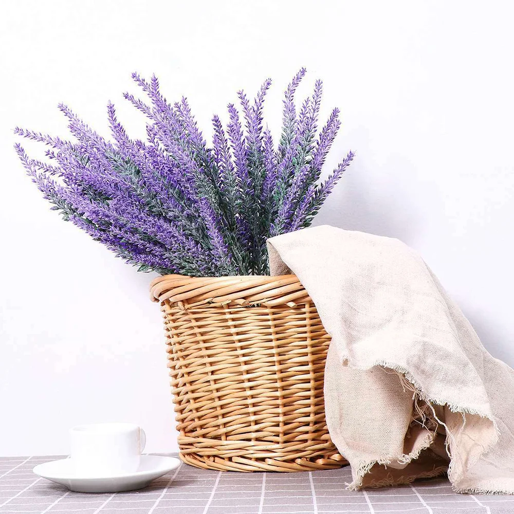 6pcs Romantic Lavender Flower Silk Artificial Flowers Plants Fake Artificiales Wedding Home Garden Decoration
6pcs Romantic Lavender Flower Silk Artificial Flowers Plants Fake Artificiales Wedding Home Garden Decoration
