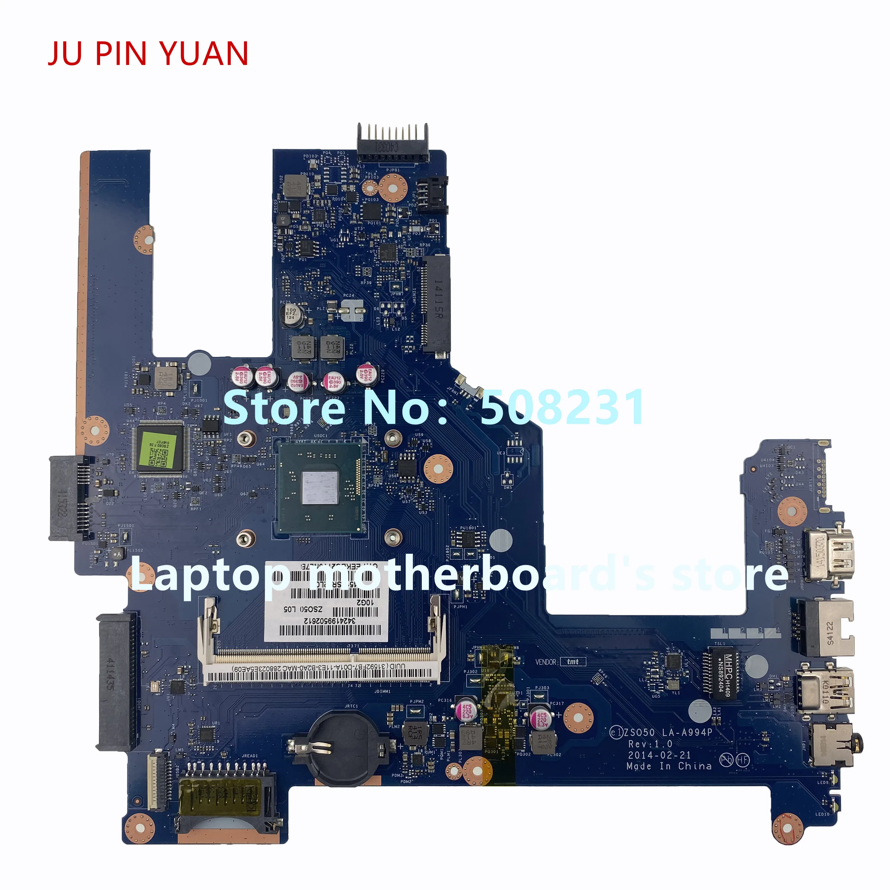 Материнская плата ZS050 для ноутбука HP 15-R 759878-501 759878-001, полностью протестирована
Материнская плата ZS050 для ноутбука HP 15-R 759878-501 759878-001, полностью протестирована