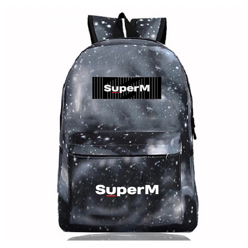 Nylon Student's School Backpack SuperM 2019 Boy's Girl's Schoolbag Hot Sale Backpacks School Bag Women Men Daily Back Packs 
Nylon Student's School Backpack SuperM 2019 Boy's Girl's Schoolbag Hot Sale Backpacks School Bag Women Men Daily Back Packs