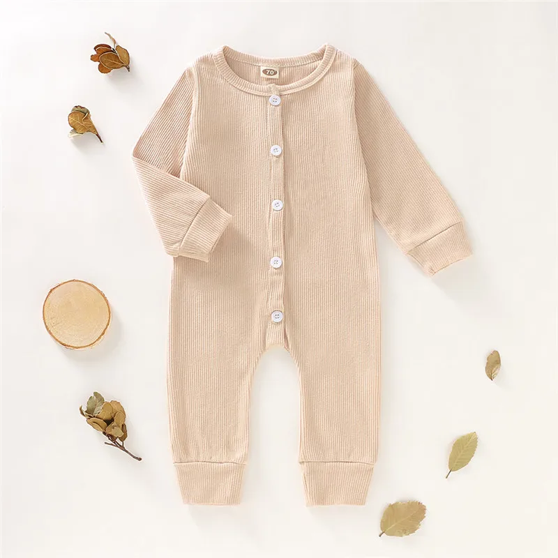 Autumn Baby Boy Romper Clothes 0-24M Newborn Girl Rompers Cotton Long Sleeve Solid Jumpsuit Outfit Clothes For Kids Baby 
Autumn Baby Boy Romper Clothes 0-24M Newborn Girl Rompers Cotton Long Sleeve Solid Jumpsuit Outfit Clothes For Kids Baby