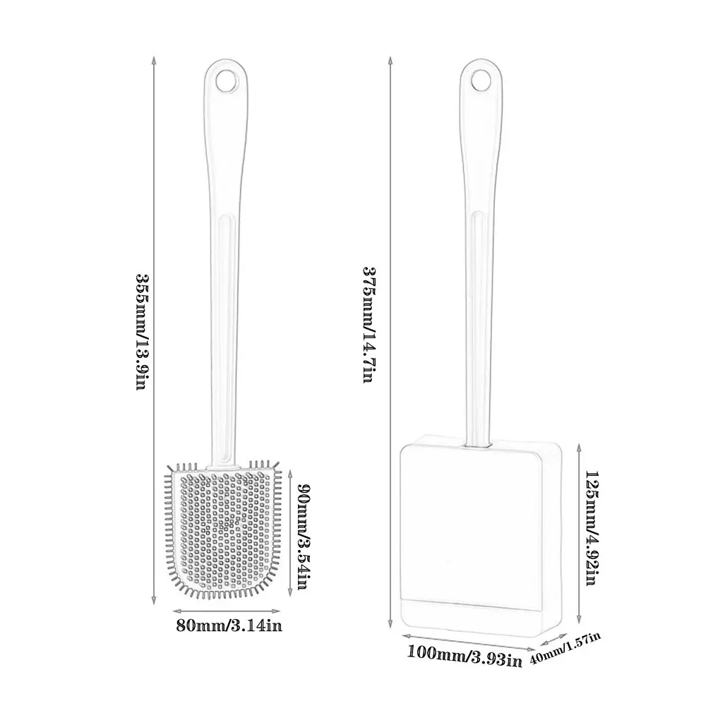 New Creative Wall Mount Toilet Brush Soft Plastic Long Handle Toilet Brush Set Ergonomic Handle Home Bathroom Cleaning Tool
New Creative Wall Mount Toilet Brush Soft Plastic Long Handle Toilet Brush Set Ergonomic Handle Home Bathroom Cleaning Tool