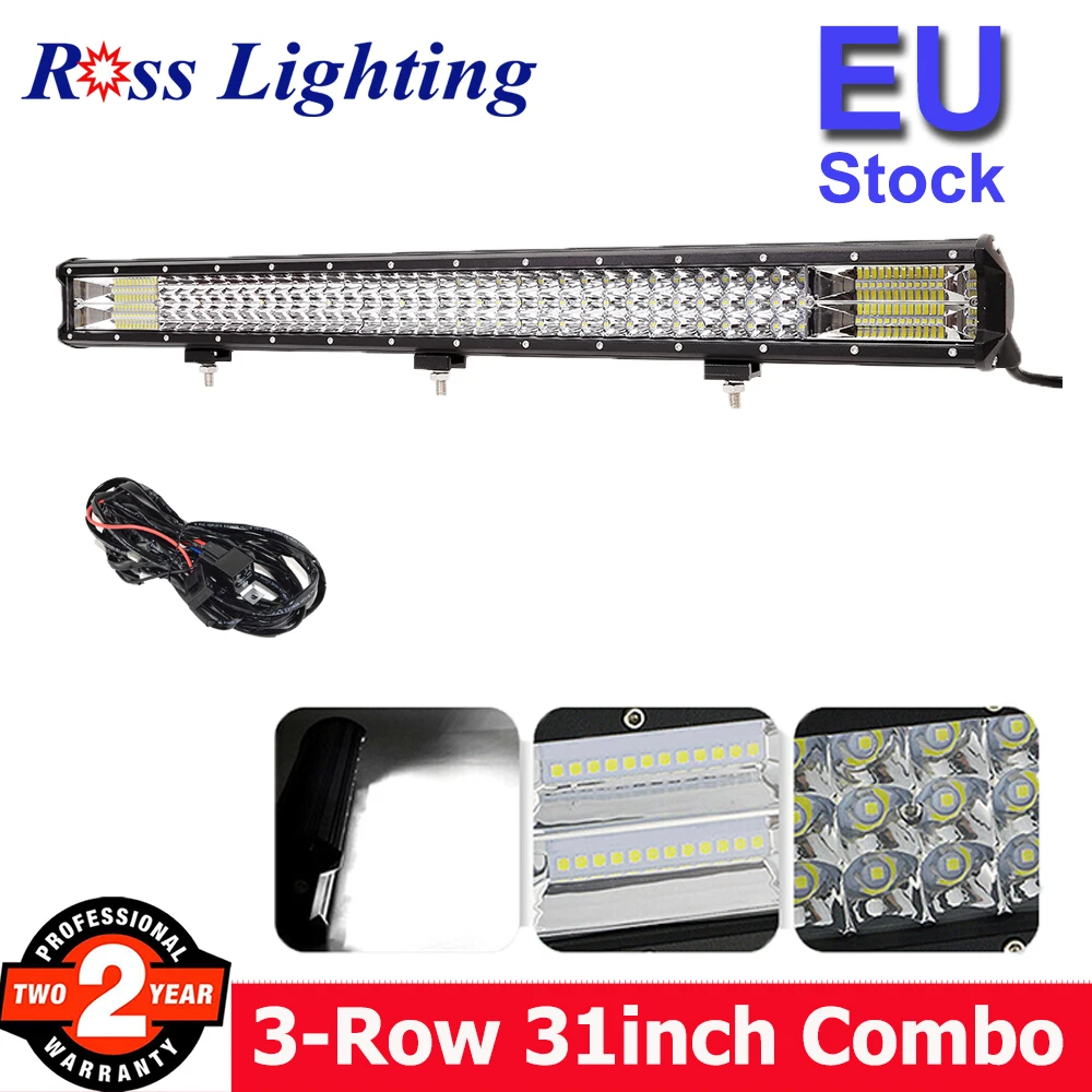 32inch Off Road Auto Led Work Light Bar Combo 3 Row LED Bar Car Truck Boat 4WD 4x4 SUV ATV Driving Light 12V 32/34" 
32inch Off Road Auto Led Work Light Bar Combo 3 Row LED Bar Car Truck Boat 4WD 4x4 SUV ATV Driving Light 12V 32/34"