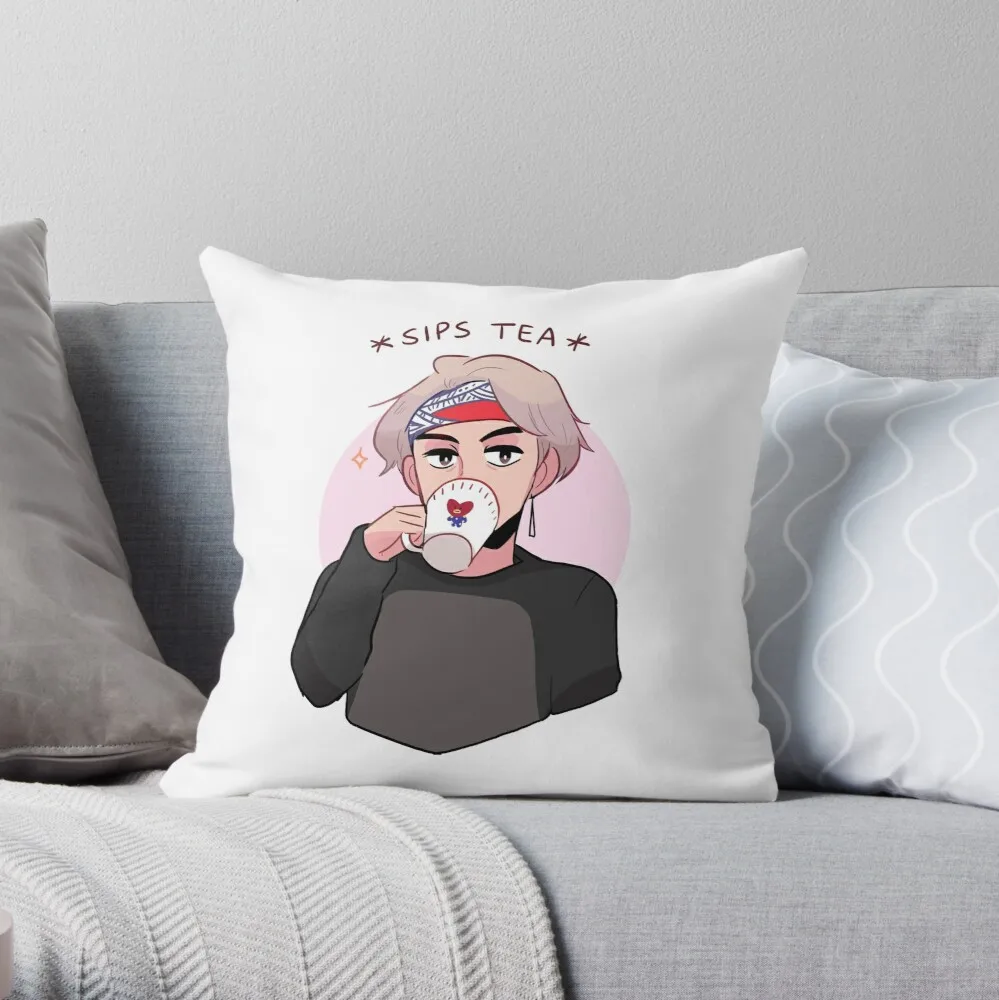 MIC DROP V SIPPIN TEA Throw Pillow Cushion Cover Polyester throw pillows case on sofa home living room car seat decor 45x45cm
MIC DROP V SIPPIN TEA Throw Pillow Cushion Cover Polyester throw pillows case on sofa home living room car seat decor 45x45cm