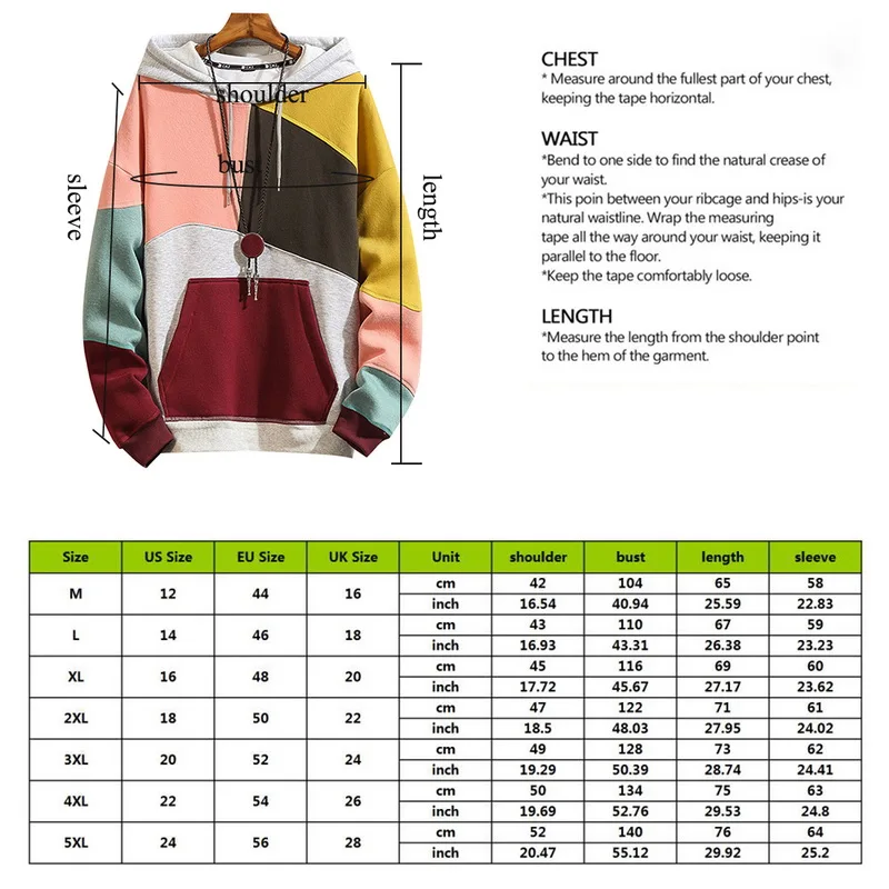 2021 New Spring Men's Hoodie Harajuku Casual Patchwork Sweatshirt Loose Man Hoodies Fashion Personality Streetwear Men Clothing
2021 New Spring Men's Hoodie Harajuku Casual Patchwork Sweatshirt Loose Man Hoodies Fashion Personality Streetwear Men Clothing