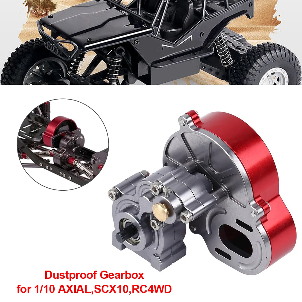 Dustproof Metal Gearbox Transmission Box with Gear RC Toys Interior Decoration Parts for 1/10 RC Crawler Axial SCX10
Dustproof Metal Gearbox Transmission Box with Gear RC Toys Interior Decoration Parts for 1/10 RC Crawler Axial SCX10