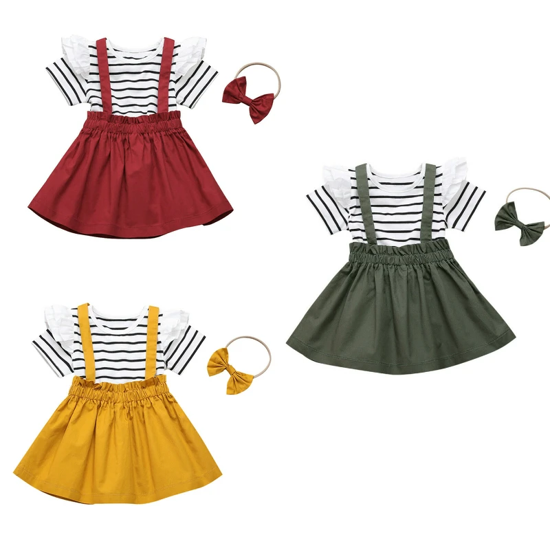 pudcoco Kids 3PCS Baby Girl Summer Fashion Clothing Striped Top+Strap Skirts Headbands Outfits Sets Ruffle Sweet Babe Girls 2-6Y
pudcoco Kids 3PCS Baby Girl Summer Fashion Clothing Striped Top+Strap Skirts Headbands Outfits Sets Ruffle Sweet Babe Girls 2-6Y