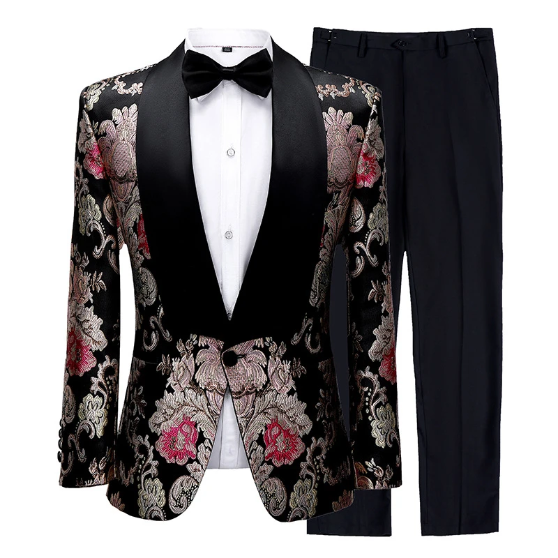 Printing Man Suits For Wedding Groom Best Man Custom Made Casual Business Slim Fits Social Blazer Party Prom Suit Jacket+Pants
Printing Man Suits For Wedding Groom Best Man Custom Made Casual Business Slim Fits Social Blazer Party Prom Suit Jacket+Pants