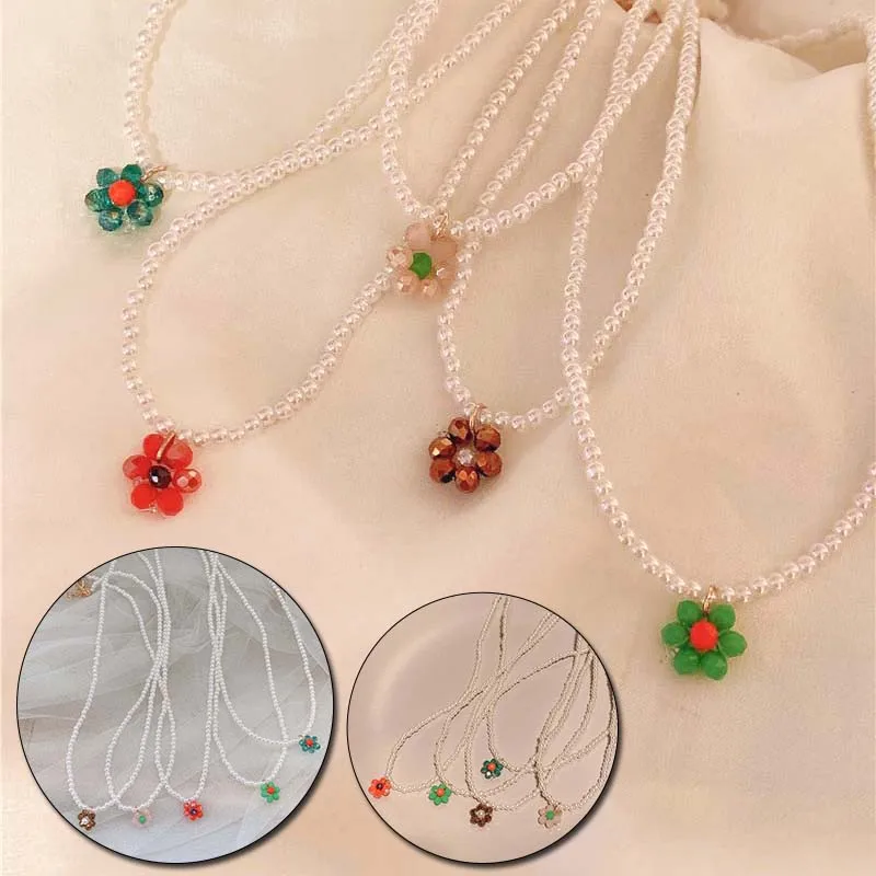 1PC Women Necklace Resin Daisy White Beaded Jewelry Gift Summer Boho Fashion Short Chain Cute Present Women Accessories
1PC Women Necklace Resin Daisy White Beaded Jewelry Gift Summer Boho Fashion Short Chain Cute Present Women Accessories