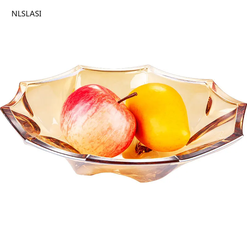 European Style Transparent Crystal Glass Plate Home Restaurant Clubhouse Kitchen Living Room Utensils Dried Fruit Snacks Dish
European Style Transparent Crystal Glass Plate Home Restaurant Clubhouse Kitchen Living Room Utensils Dried Fruit Snacks Dish
