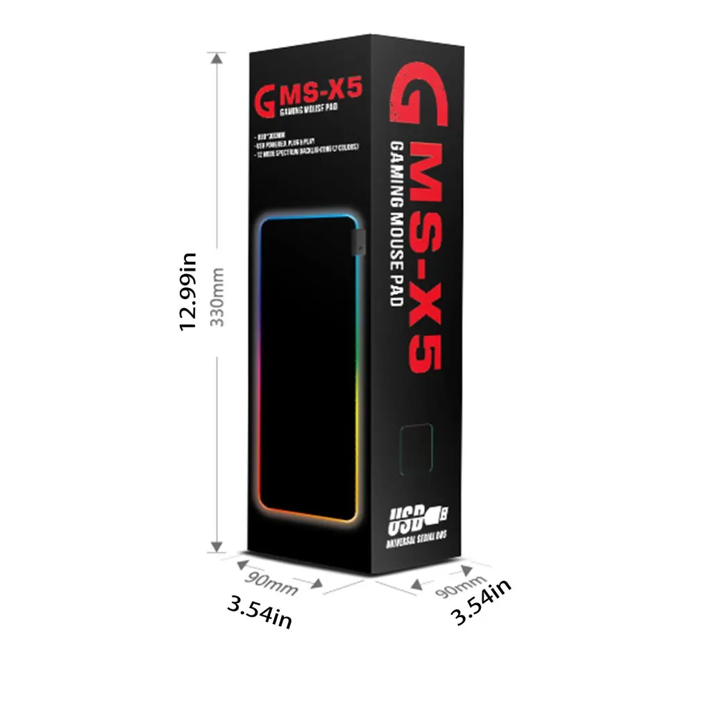 GMS-X5 800x300x4mm Gaming Version Colorful Symphony Glowing Mouse Pad Gaming Mouse Pad Soft Non-Slip Rubber Base Mouse Mat
GMS-X5 800x300x4mm Gaming Version Colorful Symphony Glowing Mouse Pad Gaming Mouse Pad Soft Non-Slip Rubber Base Mouse Mat