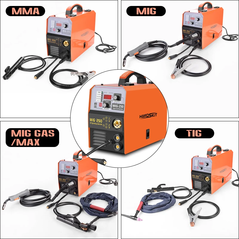 MIG 250 welding machine 220V EU Single Phase MIG Welding Machine MIG MMA LIFT TIG 3 in 1 Gasless Welding Flux Welding
MIG 250 welding machine 220V EU Single Phase MIG Welding Machine MIG MMA LIFT TIG 3 in 1 Gasless Welding Flux Welding