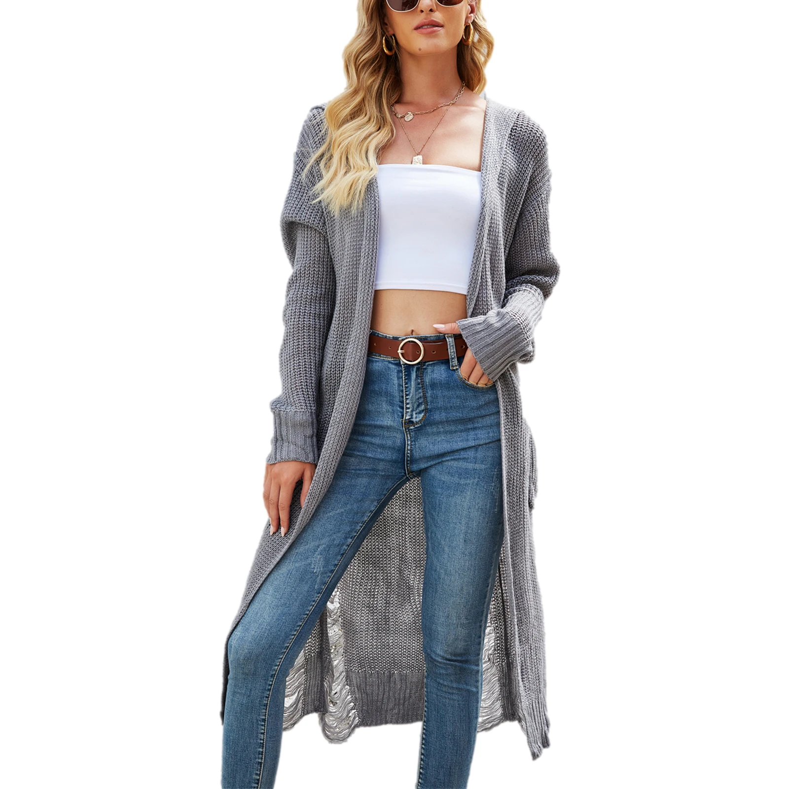 IMCUTE Y2K Personality Ripped Knitted Sweater Cardigan Sweater Women's Fashion Casual V-neck Long Sleeve Jacket Long Knitwear
IMCUTE Y2K Personality Ripped Knitted Sweater Cardigan Sweater Women's Fashion Casual V-neck Long Sleeve Jacket Long Knitwear
