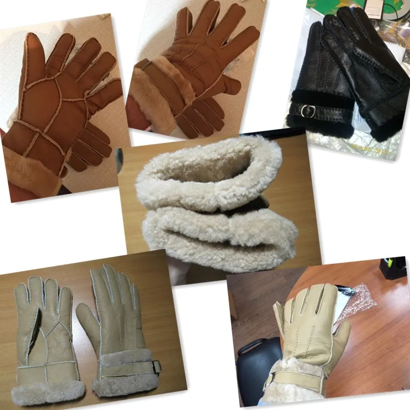 Leather Fur Sheepskin Gloves Fashion Men Winter Autumn Warm Thermal Wool Fleece Snow Mittens Outdoor Five Finger Wrist Gloves
Leather Fur Sheepskin Gloves Fashion Men Winter Autumn Warm Thermal Wool Fleece Snow Mittens Outdoor Five Finger Wrist Gloves