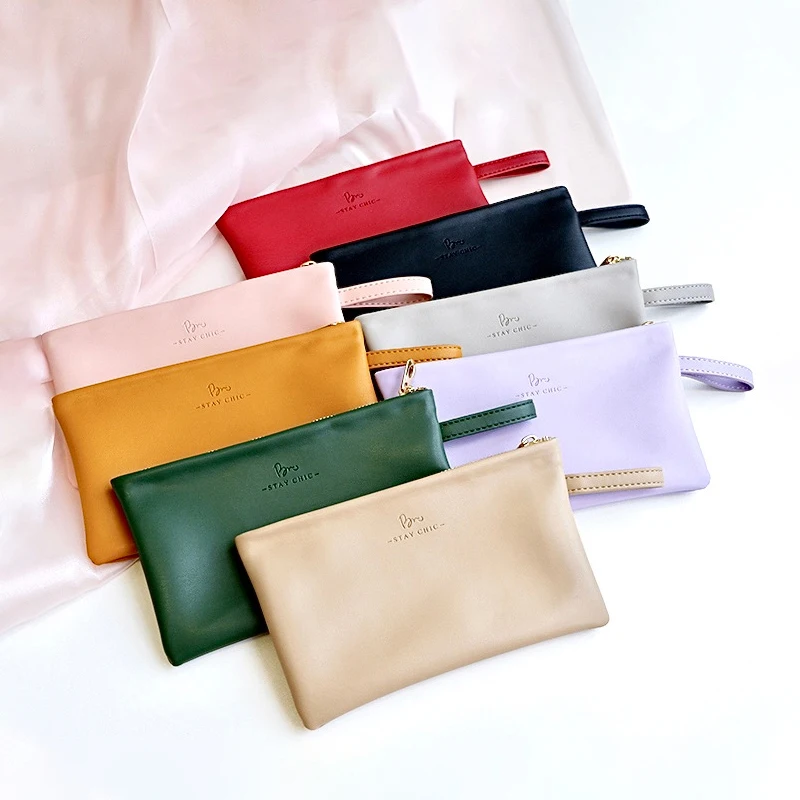 Soft Leather Mini Portable Storage Bag, Zipper, Mobile Phone Sundries, Portable Long Coin Purse Fashionable and Multifunctional
Soft Leather Mini Portable Storage Bag, Zipper, Mobile Phone Sundries, Portable Long Coin Purse Fashionable and Multifunctional