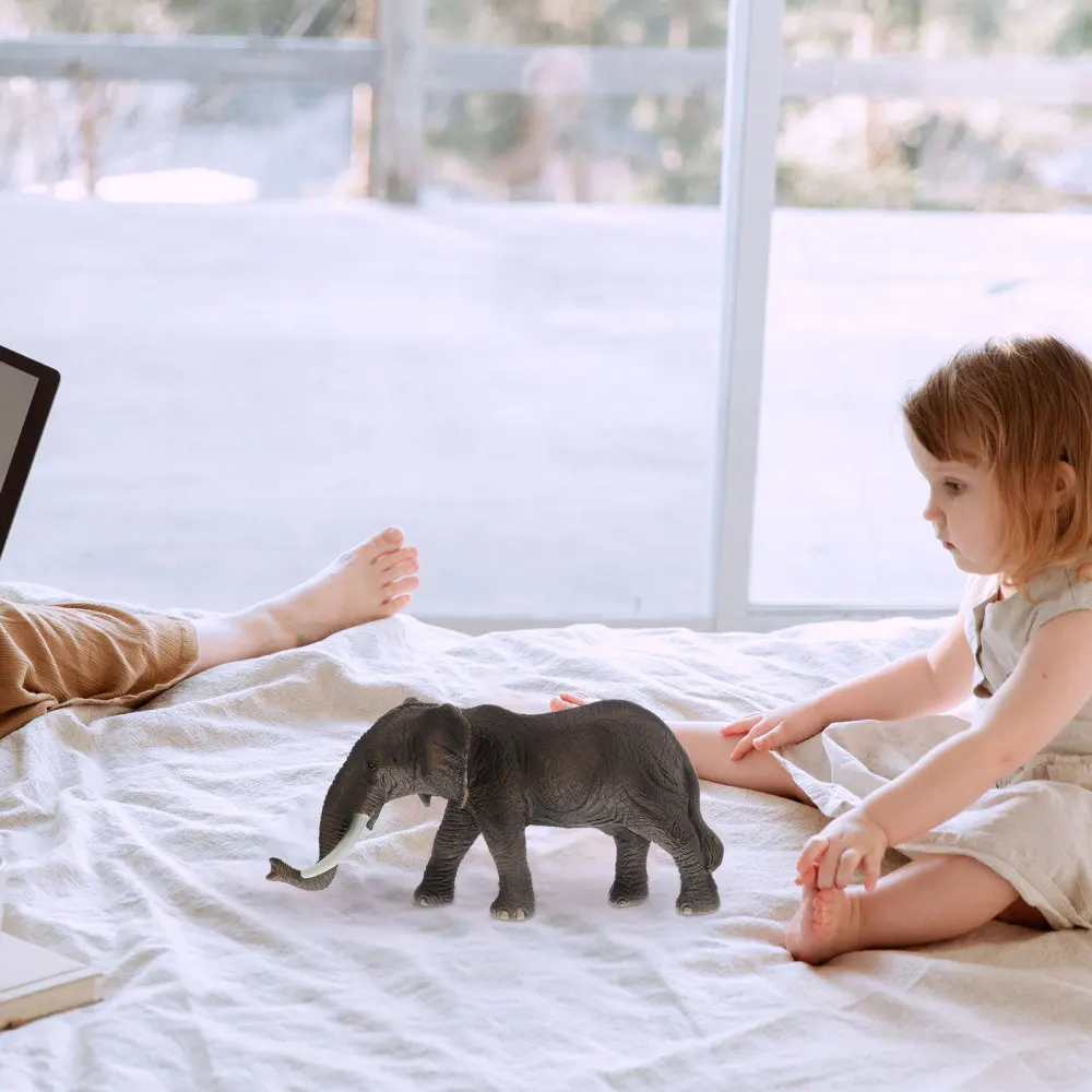 1Pc Simulation Elephant Model Animal Figurine Model Kids Plaything 
1Pc Simulation Elephant Model Animal Figurine Model Kids Plaything