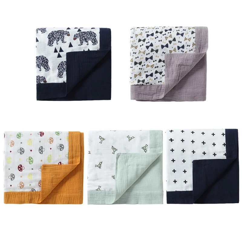 120x120cm Baby Gauze Blanket Newborn Soft Six Layers Pure Cotton Swaddle Wrap Bedding Infant Kids Bath Towel
120x120cm Baby Gauze Blanket Newborn Soft Six Layers Pure Cotton Swaddle Wrap Bedding Infant Kids Bath Towel