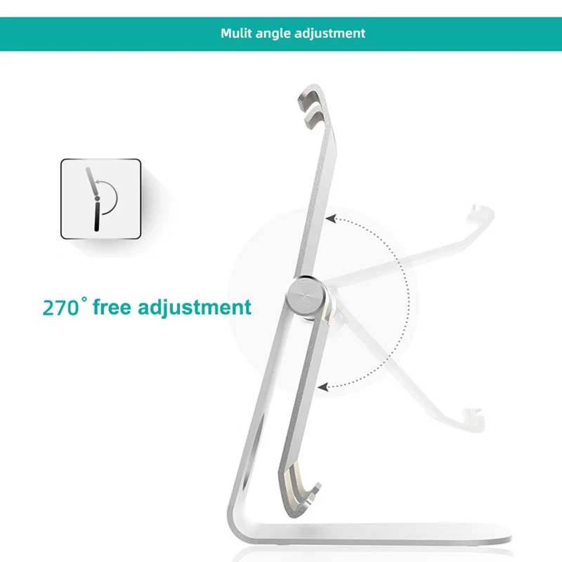 Adjustable Foldable Aluminum Phone Tablet stand Holder for 4-12 inch Tablet Phone Desktop support Mount For Ipad Pro IPhone X 11
Adjustable Foldable Aluminum Phone Tablet stand Holder for 4-12 inch Tablet Phone Desktop support Mount For Ipad Pro IPhone X 11
