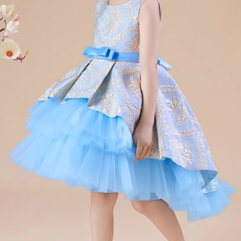 Flower Girls Dresses Illusion Embroidery Tulle Lace Sleeveless O-Neck Knee-Length Luxury Champagne Kids Party Princess Gown F330
Flower Girls Dresses Illusion Embroidery Tulle Lace Sleeveless O-Neck Knee-Length Luxury Champagne Kids Party Princess Gown F330