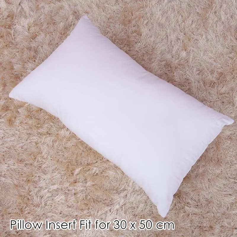 

Square White Peached Fabric Cushion Insert Decorative Pillows PP Cotton Filling 450g for 45x45cm 380grams 30x50cm Sell By Piece