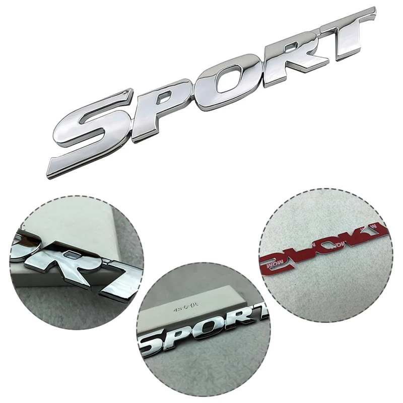 Car Sticker 3D ABS Chrome Logo SPORT Emblem Badge Door Decal For BMW KIA Car Styling Auto Accessories
Car Sticker 3D ABS Chrome Logo SPORT Emblem Badge Door Decal For BMW KIA Car Styling Auto Accessories