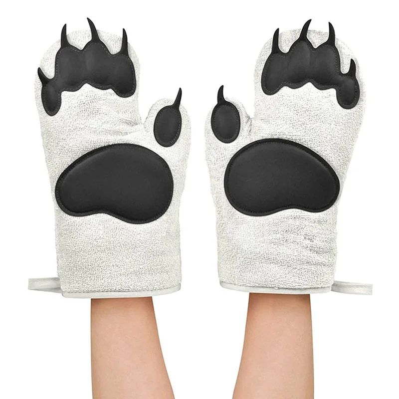 Easy Clean Kitchen Gloves Bear Oven Mitts Cotton Blend Heat Resistance Cute Non Slip Cooking Baking Outdoor Camping
Easy Clean Kitchen Gloves Bear Oven Mitts Cotton Blend Heat Resistance Cute Non Slip Cooking Baking Outdoor Camping