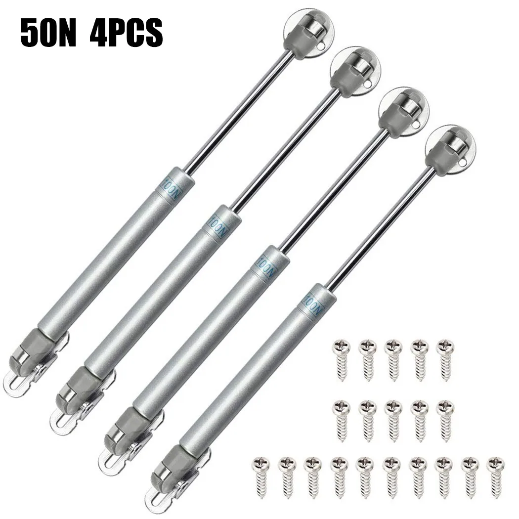 4 Pieces Gas Spring Strut Prop Shock Lift Kitchen Cabinet Lid Support Door Hinge For 5 Screws Fixing
4 Pieces Gas Spring Strut Prop Shock Lift Kitchen Cabinet Lid Support Door Hinge For 5 Screws Fixing