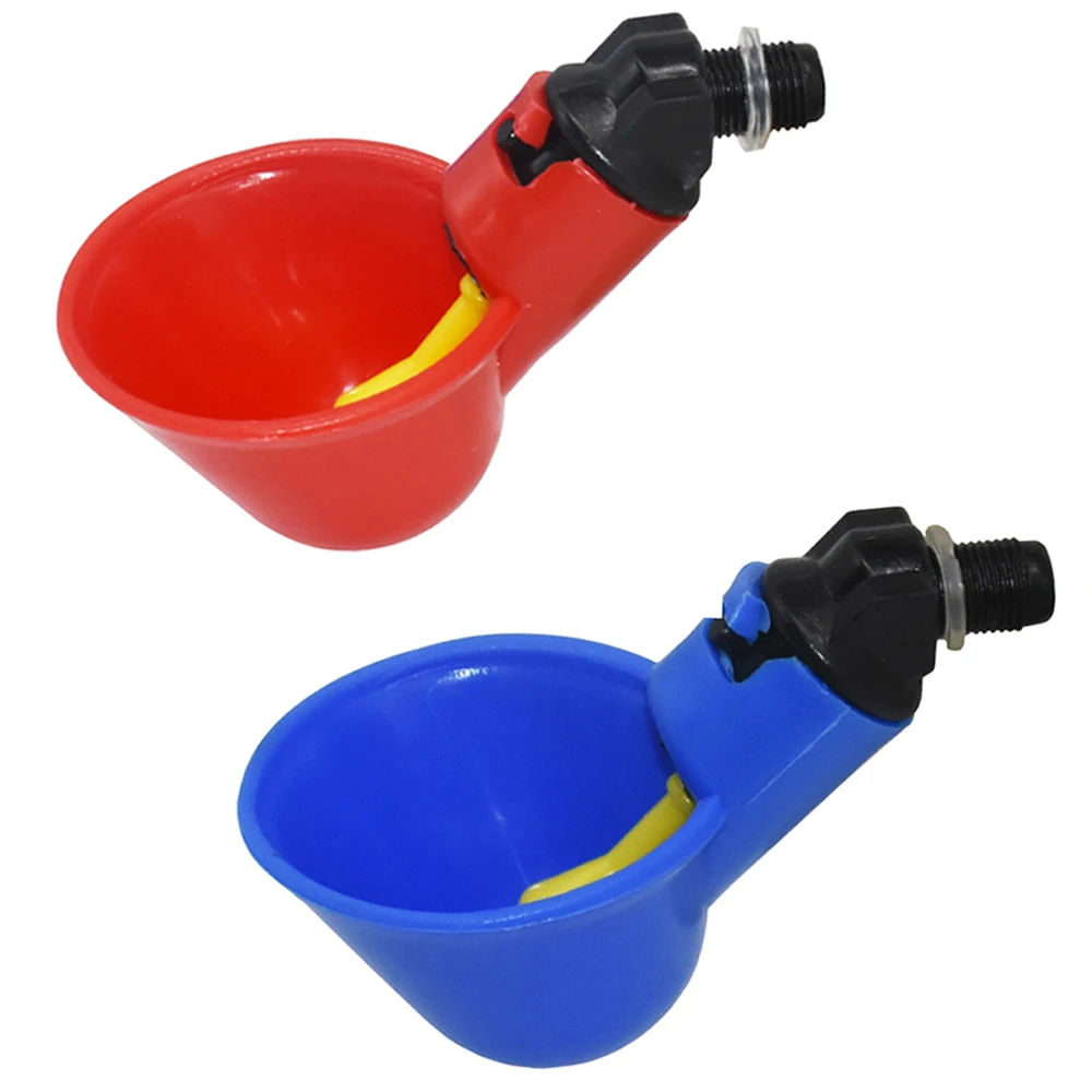 100 Pcs Chicken Nipple Water Cup Drinking Fountains Birds Water Bowl Drinker Cups for Backyard Chicken Flock Poultry Watering
100 Pcs Chicken Nipple Water Cup Drinking Fountains Birds Water Bowl Drinker Cups for Backyard Chicken Flock Poultry Watering