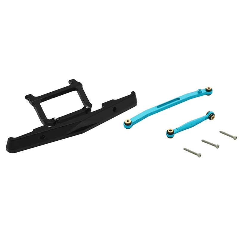 Metal Front Steering Rod Linkage Link Rod Set for Axial SCX24 90081 1/24 ,Blue & Metal Front Bumper with Mount Bracket,1
Metal Front Steering Rod Linkage Link Rod Set for Axial SCX24 90081 1/24 ,Blue & Metal Front Bumper with Mount Bracket,1