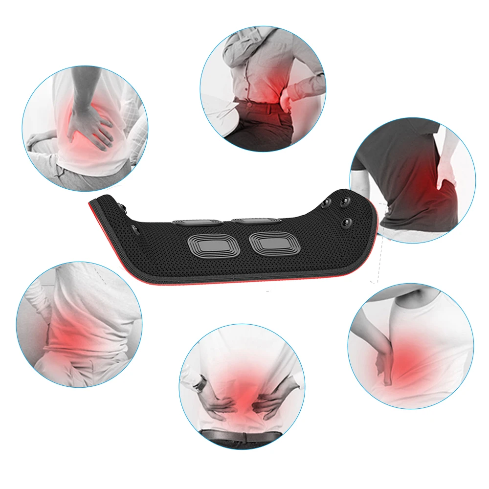 Electric Waist Massager Lumbar Traction Device Inflatable Hot Compress Lumbar Spine Support Massage Device Back Relieve Pain
Electric Waist Massager Lumbar Traction Device Inflatable Hot Compress Lumbar Spine Support Massage Device Back Relieve Pain