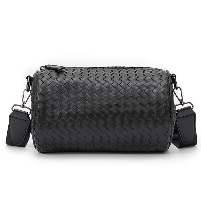 Fashion Men Bucket Bag Weave PU Leather Men Crossbody Bag Travel Shoulder Bag Multifunctional Messenger Bag Male Cross Body Bag
Fashion Men Bucket Bag Weave PU Leather Men Crossbody Bag Travel Shoulder Bag Multifunctional Messenger Bag Male Cross Body Bag